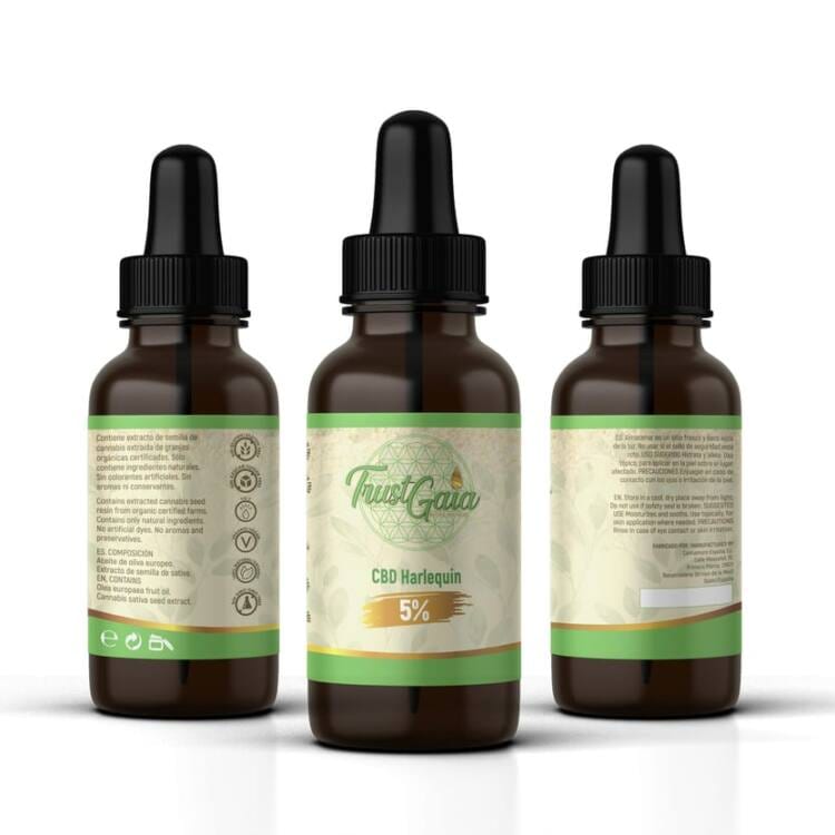 Premium CBD Oil 500 mg Bottle – TrustGaia